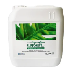 ضدعفونی کننده سارفوسپت کوییک پلاس 4 لیتری رضا راد Reza Rad